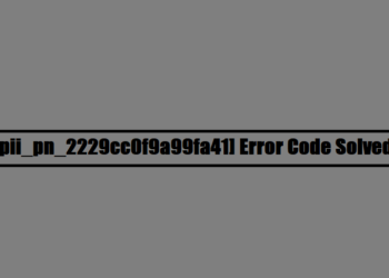 [pii_pn_2229cc0f9a99fa41] Error Code Solved