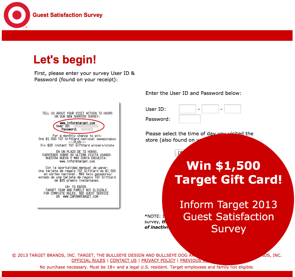 Target Survey Reward