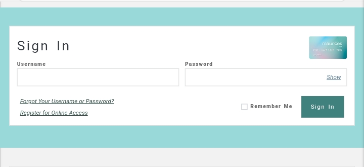 Maurices Credit Card