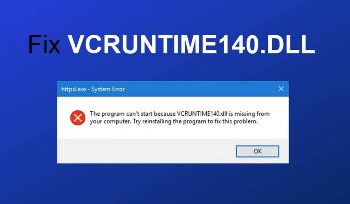 How To Fix Vcruntime140 1 Dll Was Not Found Green Record
