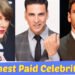 Highest paid celebrities in the world