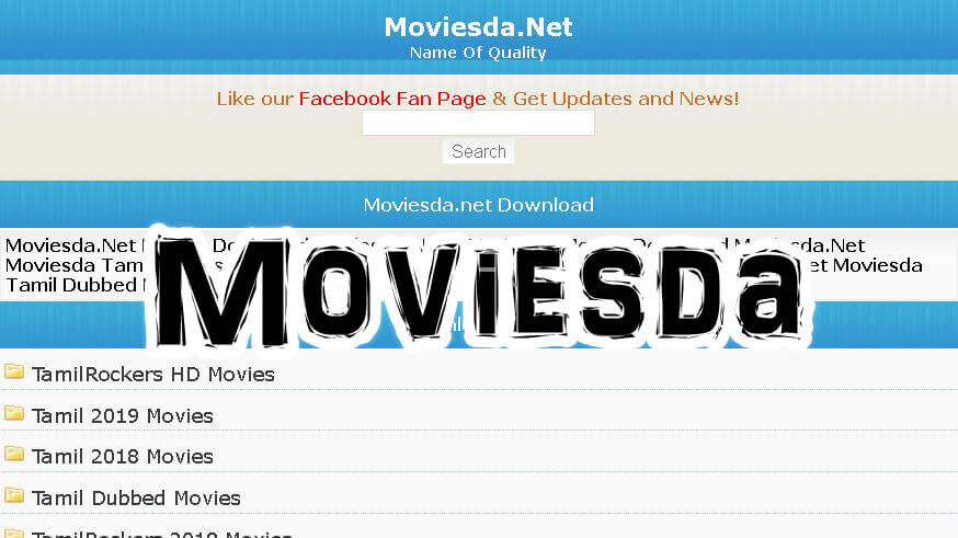 Moviesda 2021 Website Latest Bollywood Hollywood Dubbed Tamil Movies Download