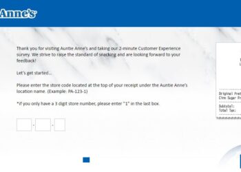 Auntie Anne's Survey