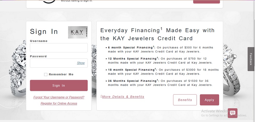 Kay Jewelers Credit Card 