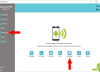 print SMS from Samsung phone