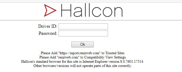 hallcon driver portal