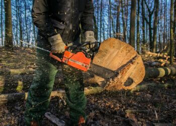 untangle a chainsaw chain