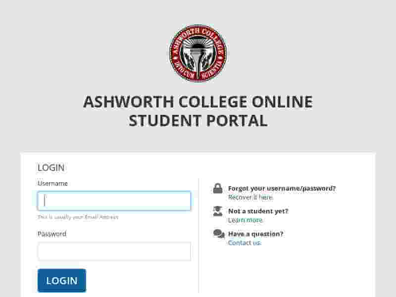 ashworthcollege login