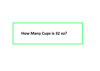 32 oz is how many cups