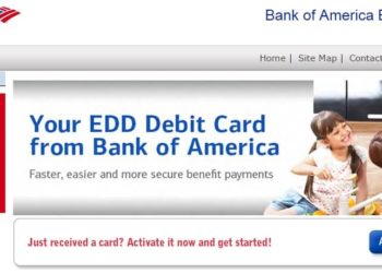 Bank Of America Edd Card Activation At www.bankofamerica.com/eddcard