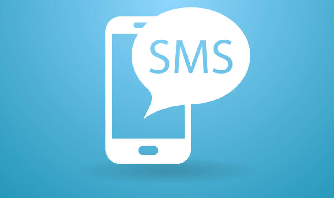 What does Sent as SMS via Server mean