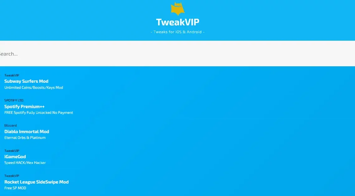 Tweak vip