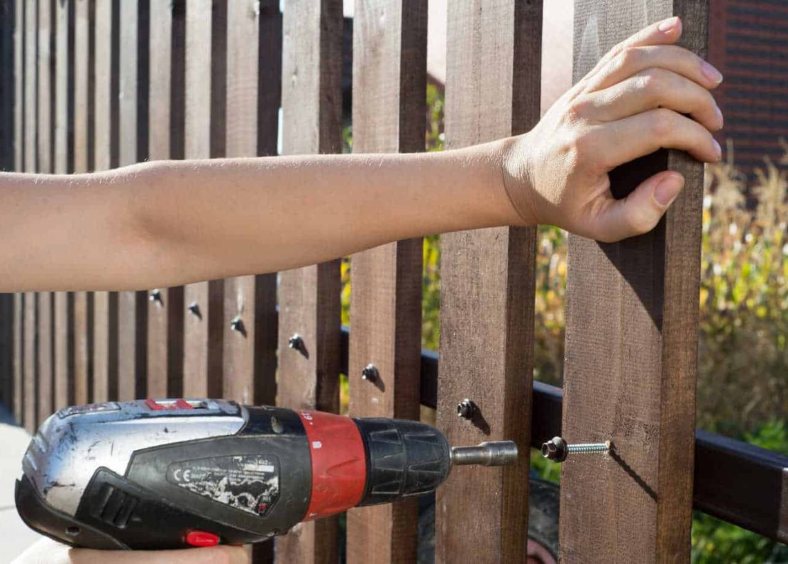 When A Swing Gate Sags Just Enough To Scrape The Pavement