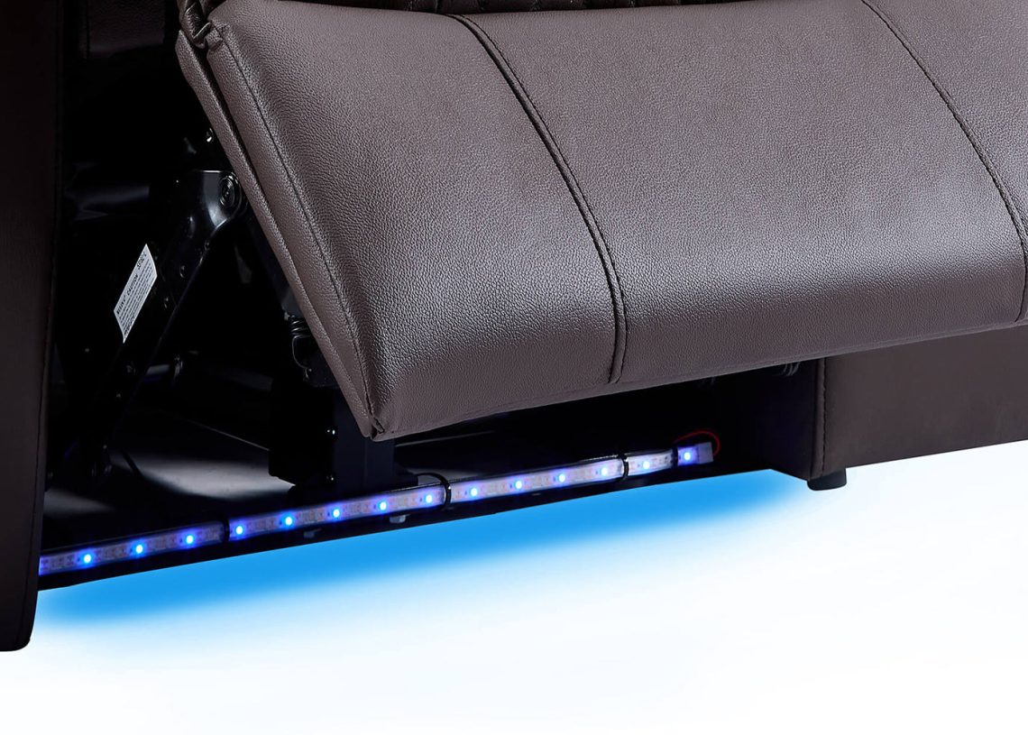 Versatile Reclining Loveseat: Sustainable Choice for Designers