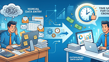 How Outsourcing Data Entry Saves Time for Business Owners